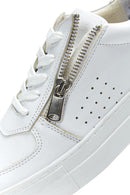 Kadın Deri Fermuarlı Sneaker | Derimod Kadın Deri Fermuarlı Sneaker | Derimod