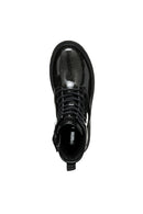 Geox Kız Çocuk Siyah Casey Simli Bağcıklı Deri Postal Bot | Derimod Geox Kız Çocuk Siyah Casey Simli Bağcıklı Deri Postal Bot | Derimod