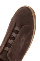 Erkek Vizon Süet Deri Sneaker | Derimod Erkek Vizon Süet Deri Sneaker | Derimod