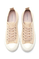 Kadın Bej Sneaker | Derimod Kadın Bej Sneaker | Derimod