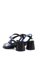 Camper Kadın Çok Renkli Kalın Topuklu Bilekten Bantlı Deri Sandalet | Derimod Camper Kadın Çok Renkli Kalın Topuklu Bilekten Bantlı Deri Sandalet | Derimod