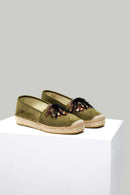 Kadın Hasır Detaylı Espadril Ayakkabı | Derimod Kadın Hasır Detaylı Espadril Ayakkabı | Derimod