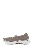 Derimod Zero Women's Mink Fabric Sneakers | Derimod Derimod Zero Women's Mink Fabric Sneakers | Derimod