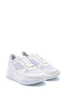 Kadın Gümüş Detaylı Sneaker | Derimod Kadın Gümüş Detaylı Sneaker | Derimod