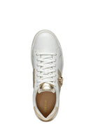 Geox Kadın Vizon D Spherica Ecub - 1 A - Nappa Bağcıklı Deri Sneaker | Derimod Geox Kadın Vizon D Spherica Ecub - 1 A - Nappa Bağcıklı Deri Sneaker | Derimod