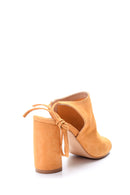 Women's Suede Heeled Shoes | Derimod Women's Suede Heeled Shoes | Derimod