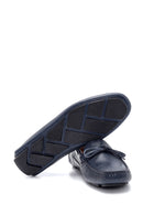 Erkek Lacivert Deri Casual Loafer | Derimod Erkek Lacivert Deri Casual Loafer | Derimod