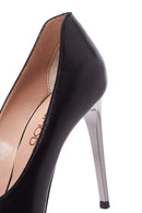 Women's Black Leather Stiletto | Derimod Women's Black Leather Stiletto | Derimod