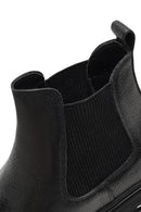 Male Black Thick-Soled Leather Chelsea Boots | Derimod Male Black Thick-Soled Leather Chelsea Boots | Derimod