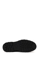 Male Black Lace-Up Thick-Soled Leather Casual Shoes | Derimod Male Black Lace-Up Thick-Soled Leather Casual Shoes | Derimod