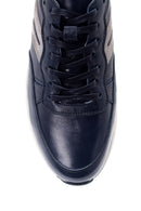 Men's Suede Detailed Leather Sneaker | Derimod Men's Suede Detailed Leather Sneaker | Derimod