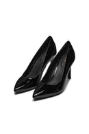 Geox Kadın Siyah Faviola İnce Topuklu Rugan Deri Stiletto | Derimod Geox Kadın Siyah Faviola İnce Topuklu Rugan Deri Stiletto | Derimod