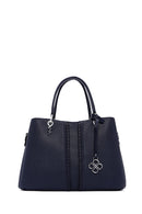 Women's Navy Blue Long Strap Classic Handbag | Derimod Women's Navy Blue Long Strap Classic Handbag | Derimod