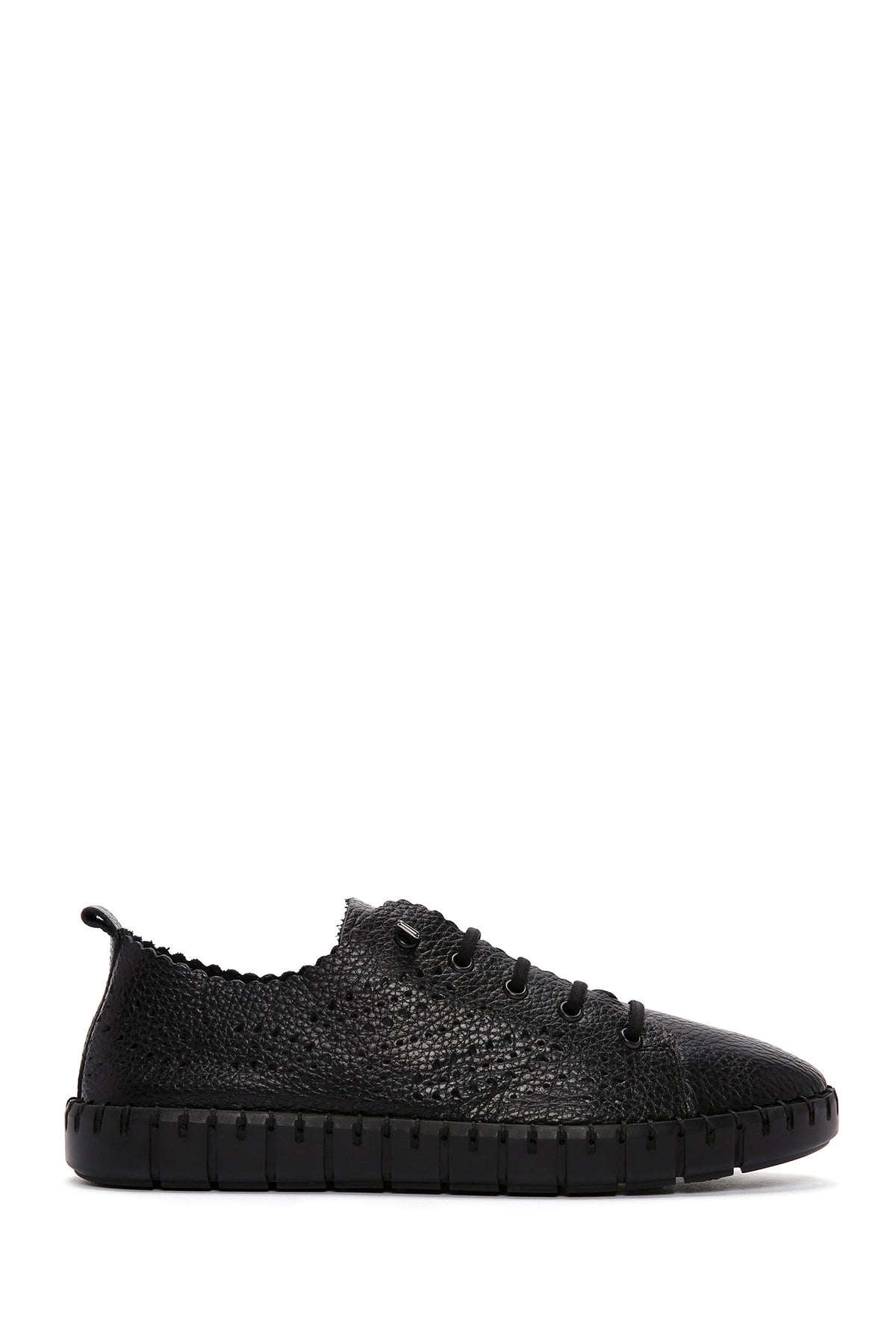 Kadın Siyah Deri Comfort Ayakkabı 24SFD5009FT | Derimod