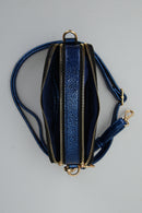 Printed Blue Women's Crossbody Bag | Derimod Printed Blue Women's Crossbody Bag | Derimod