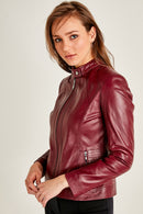 Norma Kadın Deri Ceket | Derimod Norma Kadın Deri Ceket | Derimod