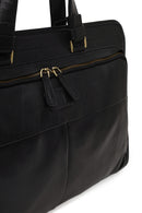Male Black Long Strap Leather Briefcase | Derimod Male Black Long Strap Leather Briefcase | Derimod