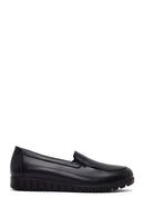 Woman Black Leather Comfort Shoes | Derimod Woman Black Leather Comfort Shoes | Derimod