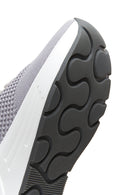 Kadın Gri Kalın Tabanlı Kumaş Sneaker | Derimod Kadın Gri Kalın Tabanlı Kumaş Sneaker | Derimod