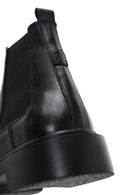 Male Black Thick-Soled Leather Chelsea Boots | Derimod Male Black Thick-Soled Leather Chelsea Boots | Derimod