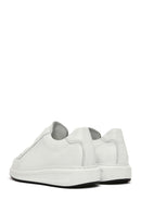 Erkek Beyaz Bağcıklı Deri Sneaker | Derimod Erkek Beyaz Bağcıklı Deri Sneaker | Derimod