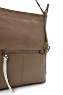 Kadın Vizon Uzun Askılı Omuz Çantası | Derimod Kadın Vizon Uzun Askılı Omuz Çantası | Derimod