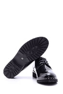 Women's Patent Leather Stone Detailed Shoes | Derimod Women's Patent Leather Stone Detailed Shoes | Derimod