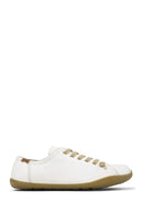 Camper Kadın Beyaz Peu Bağcıklı Deri Sneaker | Derimod Camper Kadın Beyaz Peu Bağcıklı Deri Sneaker | Derimod