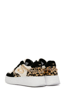 Alberto Guardiani Women's Black Chain Leather Sneaker | Derimod Alberto Guardiani Women's Black Chain Leather Sneaker | Derimod