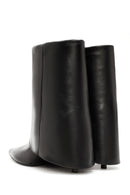 Women's Black Thin Heeled Leather Boots | Derimod Women's Black Thin Heeled Leather Boots | Derimod