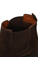 Male Brown Suede Casual Chelsea Boots | Derimod Male Brown Suede Casual Chelsea Boots | Derimod
