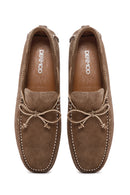 Erkek Vizon Süet Deri Casual Loafer | Derimod Erkek Vizon Süet Deri Casual Loafer | Derimod