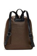 Women's Tan Casual Backpack | Derimod Women's Tan Casual Backpack | Derimod