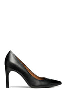 Geox Kadın Siyah Faviola Deri İnce Topuklu Ayakkabı | Derimod Geox Kadın Siyah Faviola Deri İnce Topuklu Ayakkabı | Derimod