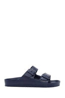 Birkenstock Erkek Lacivert Arizona Eva Çift Tokalı Terlik | Derimod Birkenstock Erkek Lacivert Arizona Eva Çift Tokalı Terlik | Derimod