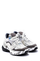 Kadın Desenli Deri Sneaker | Derimod Kadın Desenli Deri Sneaker | Derimod