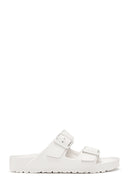 Birkenstock Women's White Arizona Eva Double-Strap Slippers | Derimod Birkenstock Women's White Arizona Eva Double-Strap Slippers | Derimod