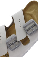 Birkenstock Erkek Bej Arizona Bf Çift Tokalı Terlik | Derimod Birkenstock Erkek Bej Arizona Bf Çift Tokalı Terlik | Derimod