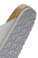 Birkenstock Erkek Bej Arizona Bf Çift Tokalı Terlik | Derimod Birkenstock Erkek Bej Arizona Bf Çift Tokalı Terlik | Derimod