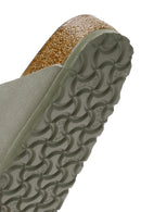 Birkenstock Erkek Yeşil Arizona Bf Çift Tokalı Terlik | Derimod Birkenstock Erkek Yeşil Arizona Bf Çift Tokalı Terlik | Derimod