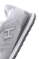 Hammer Jack Women's Gray Nubuck Leather Peru G Sneaker | Derimod Hammer Jack Women's Gray Nubuck Leather Peru G Sneaker | Derimod