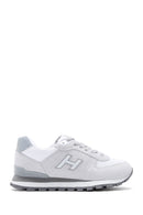 Hammer Jack Women's Grey-White Nubuck Leather Peru G Sneaker | Derimod Hammer Jack Women's Grey-White Nubuck Leather Peru G Sneaker | Derimod