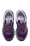 Hammer Jack Women's Lilac Chile Suede Leather Sneaker | Derimod Hammer Jack Women's Lilac Chile Suede Leather Sneaker | Derimod