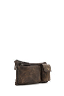 Men's Mink Leather Waist Bag | Derimod Men's Mink Leather Waist Bag | Derimod