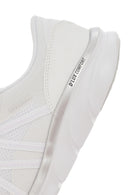 Skechers Women's White D'lux Comfort - Surreal Fabric Sneaker | Derimod Skechers Women's White D'lux Comfort - Surreal Fabric Sneaker | Derimod