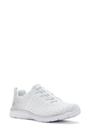 Skechers Women's White Virtue Lucent Lace-up Sneaker | Derimod Skechers Women's White Virtue Lucent Lace-up Sneaker | Derimod