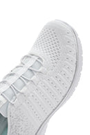 Skechers Women's White Virtue Lucent Lace-up Sneaker | Derimod Skechers Women's White Virtue Lucent Lace-up Sneaker | Derimod