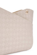 Women's Cream Printed Shoulder Bag | Derimod Women's Cream Printed Shoulder Bag | Derimod