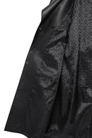 Jenny -X Women's Black Belt Detailed Leather Trench Coat | Derimod Jenny -X Women's Black Belt Detailed Leather Trench Coat | Derimod