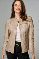 Trixie Kadın Deri Ceket | Derimod Trixie Kadın Deri Ceket | Derimod